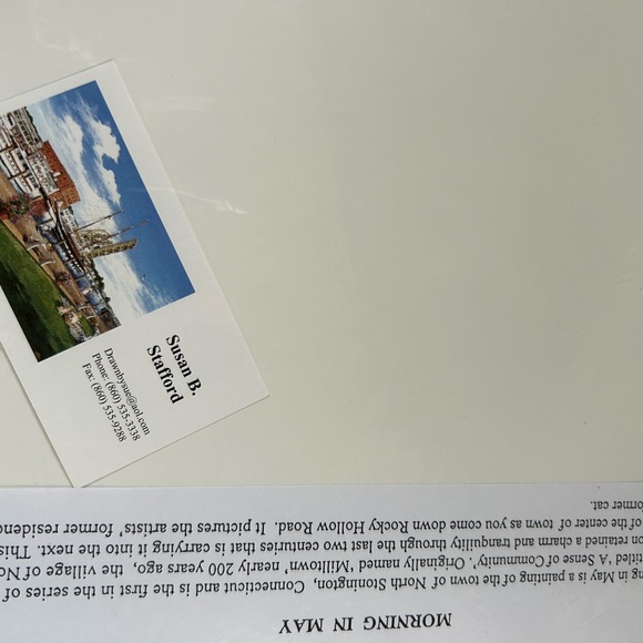 “ Morning in May” signed print by Susan Stafford - Picture 5 of 5